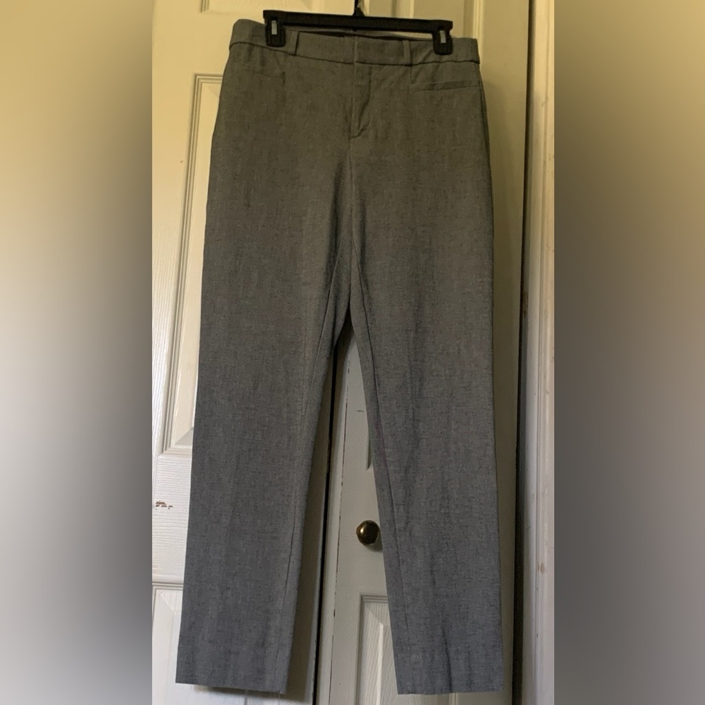 Banana Republic Women’s Med-Gray Heathered  Dress Pants 8L